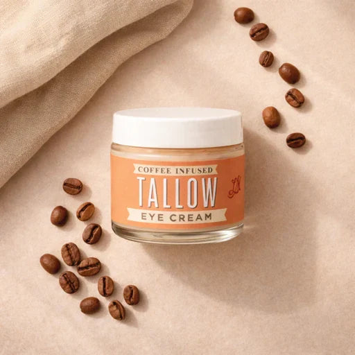 Lady May Coffee-Infused Tallow Eye Cream – Brighten, Firm & Revitalize Naturally